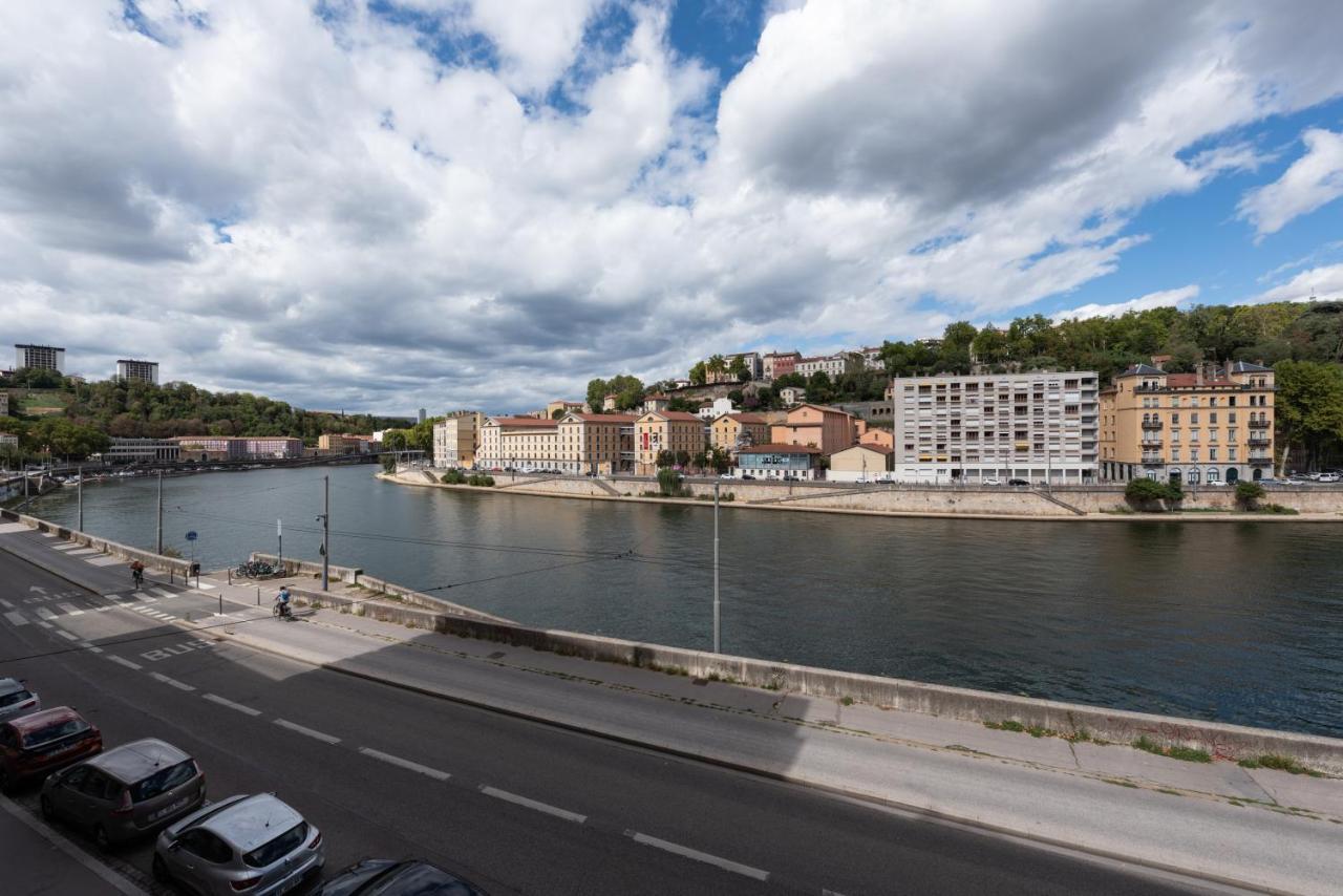 Le Loft Ethnic - Avec Jolie Vue Sur La Saone Apartment ลียง ภายนอก รูปภาพ
